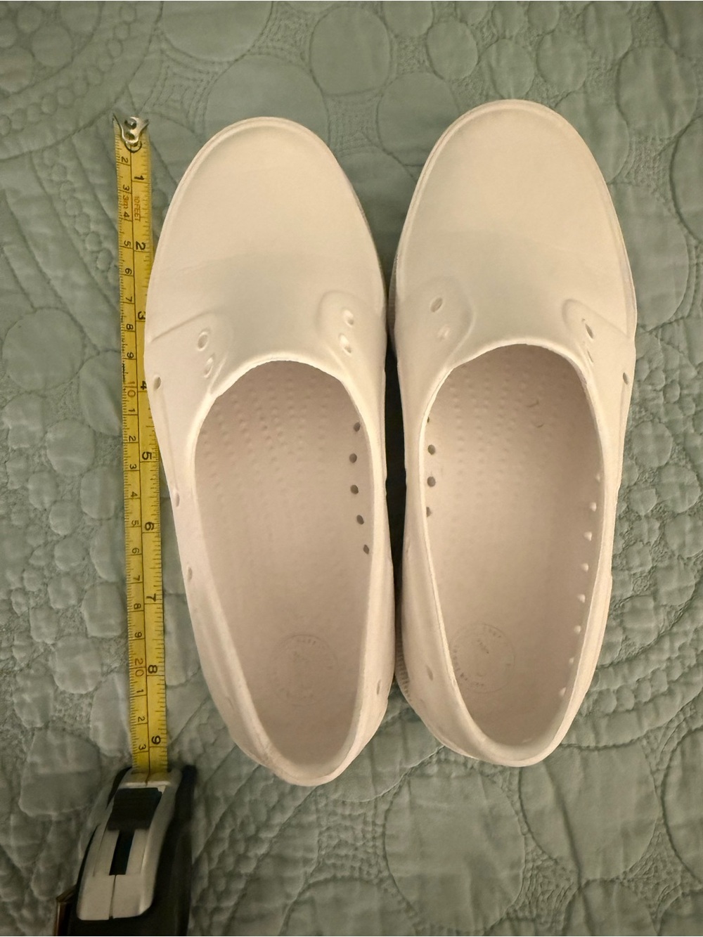 Native Kids White Slip-On EVA Flats